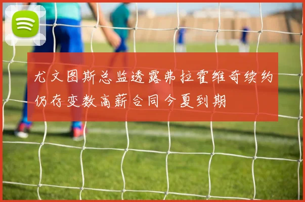 尤文图斯总监透露弗拉霍维奇续约仍存变数高薪合同今夏到期