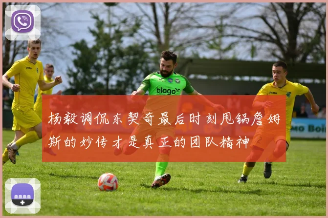 杨毅调侃东契奇最后时刻甩锅詹姆斯的妙传才是真正的团队精神